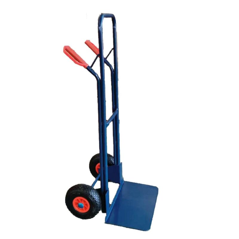 КОЛИЧКА ЖЕЛЕЗНА ЗА ТОВАР 200КГ СО ТРКАЛА 1300*480*600*295ММ ХТ4037 БАУКИТ-ХТ