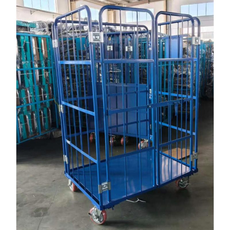 КОЛИЧКА СО КАФЕЗ ЗА ТОВАР 400КГ 110*79*170ЦМ ТЦ4648 БАУКИТ ХУАТИАН