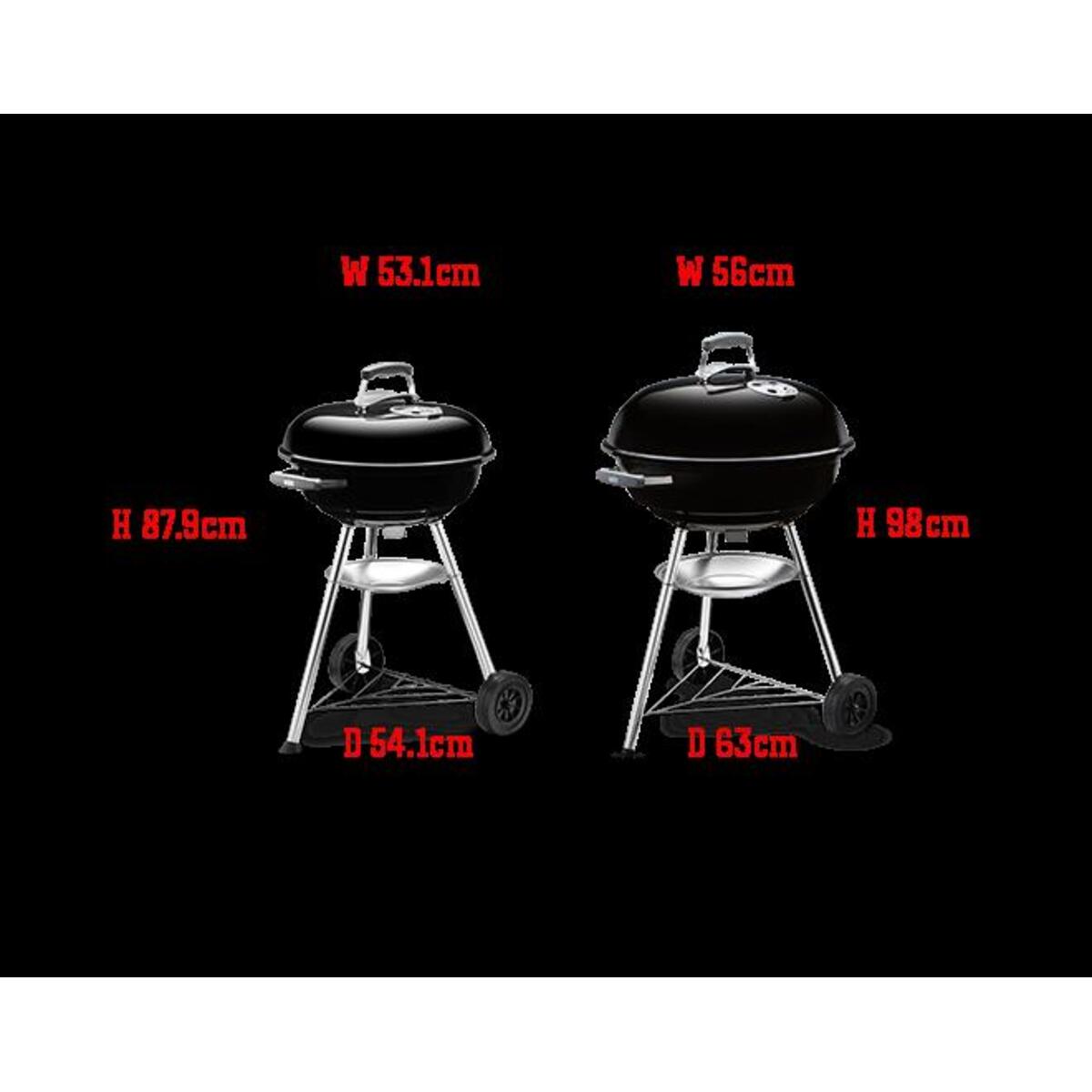 СКАРА НА ЖАР СО КАПАК 57ЦМ КОМПАКТ КЕТТЛЕ 57ЦМ ЦРНА М-1502061 ВЕБЕР - Image 20