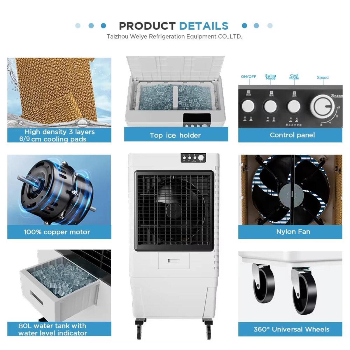 КУЛЕР РАЗЛАДУВАЧ МОБИЛЕН 500W 80Л СФ-12000 - Image 7